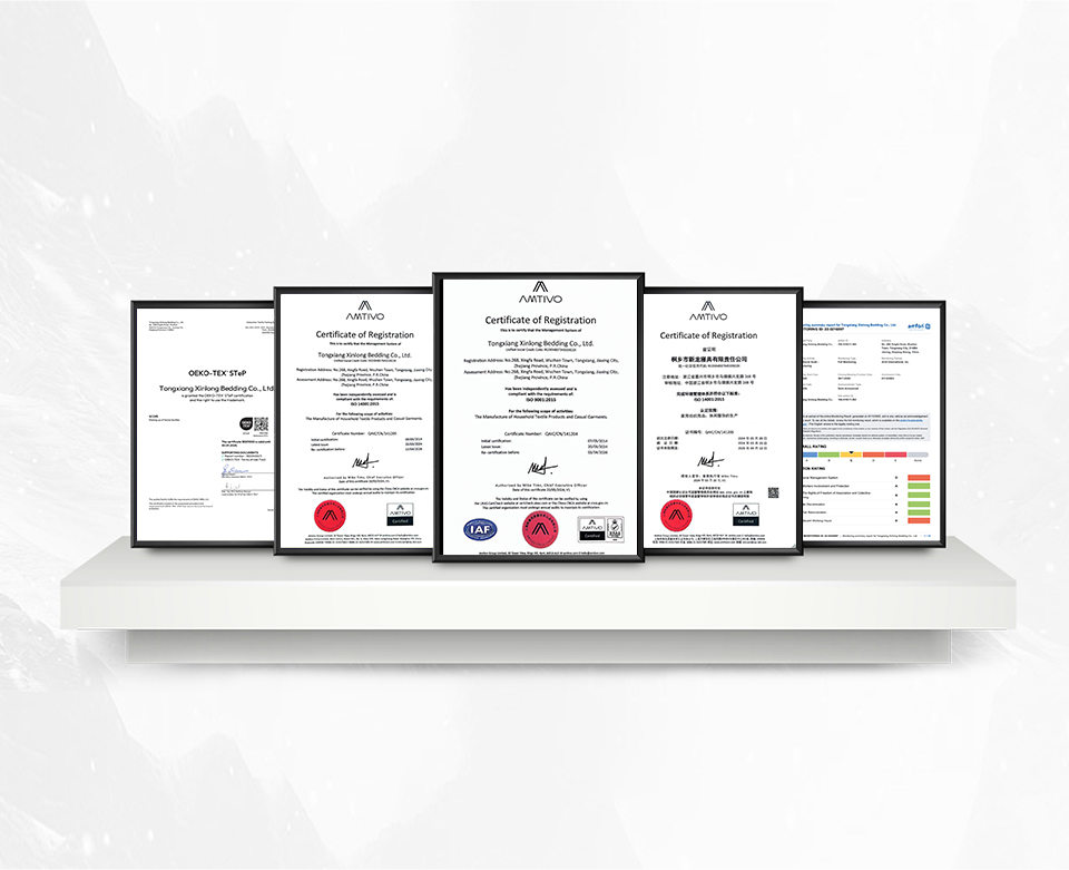 Tongxiang Xinlong Bedding Co. , Ltd.